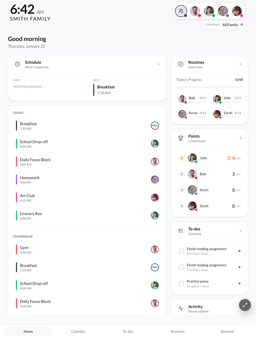 Always visible, always synced